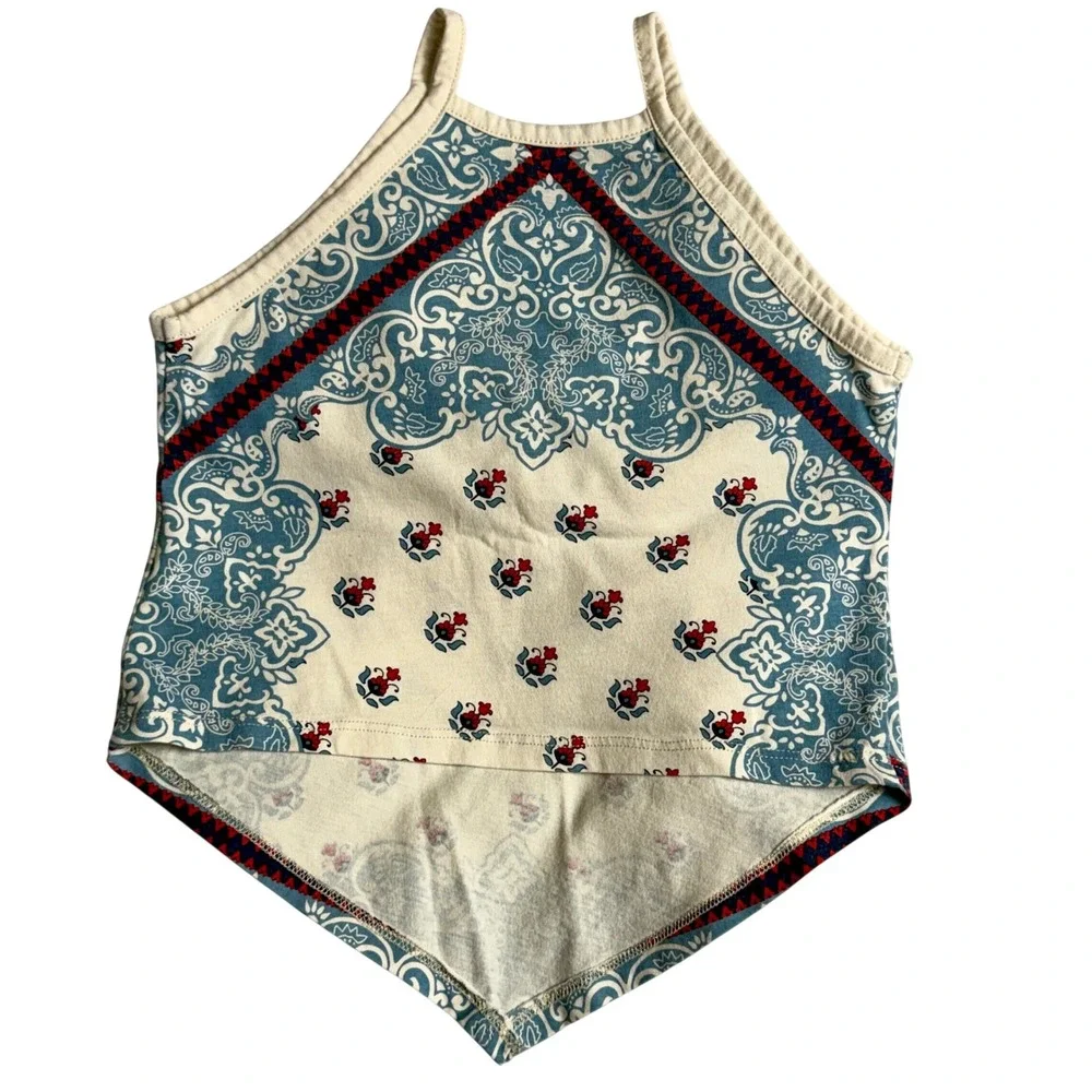 Rock & Roll Denim Top + Art Class Cargo Jeans Girls XS/10 Y2K Western Set